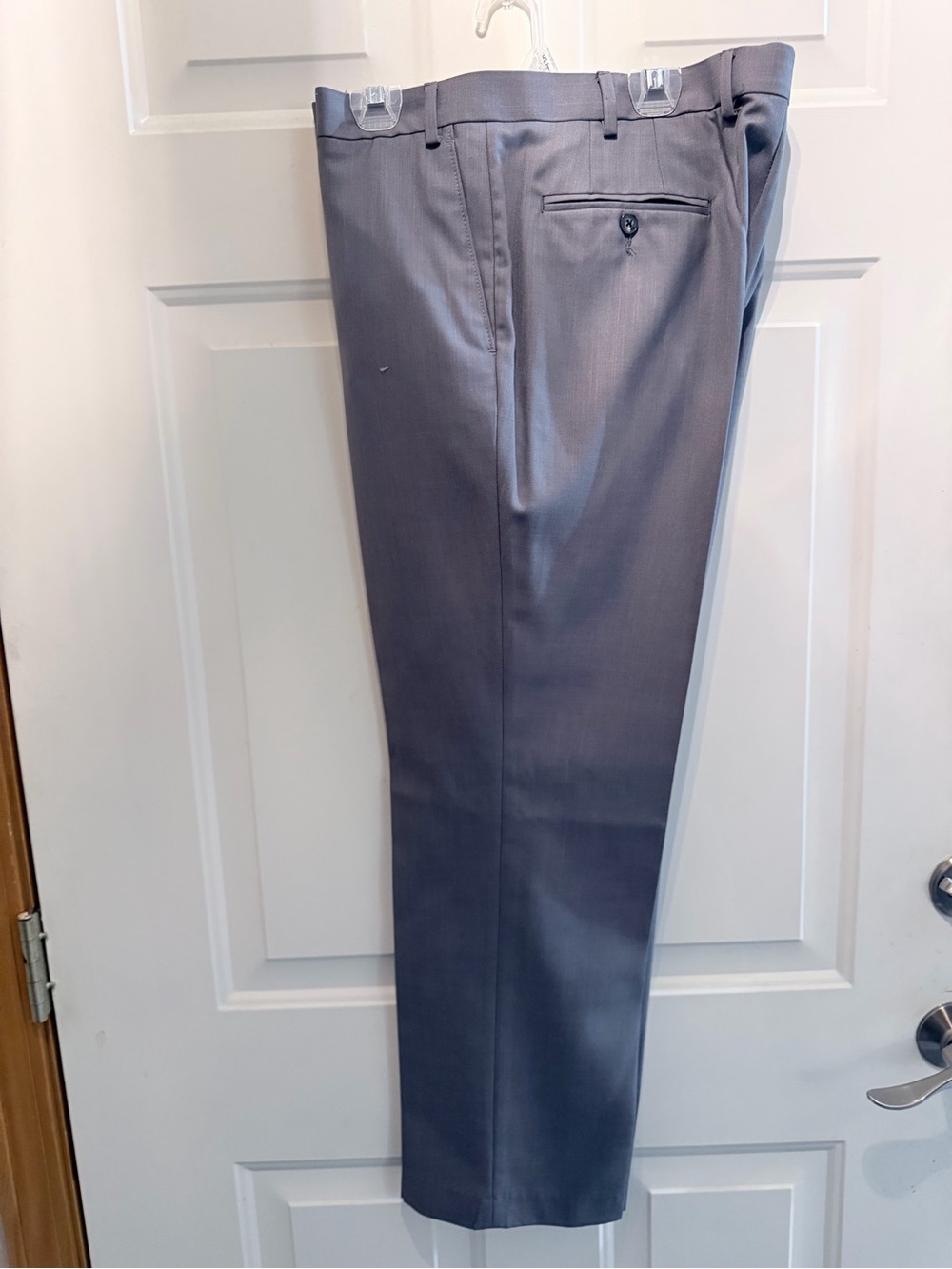 Calvin Klein Men's Light Gray Dress Pants - Modern Tailored Fit